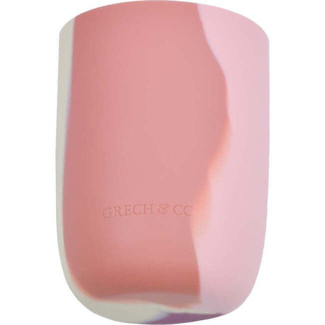 Color Splash Collection Silicone Cup, Mauve Rose Ombre (Set of 2)