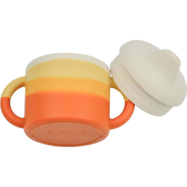 Color Splash Collection Silicone Sippy Cup, Sienna Ombre