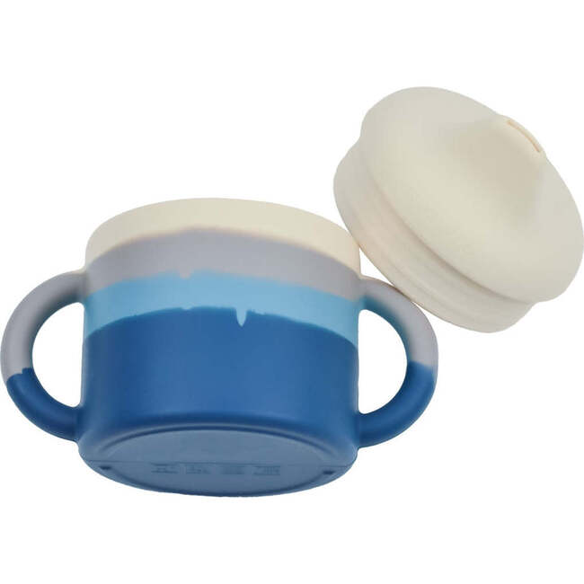 Color Splash Collection Silicone Sippy Cup, Desert Teal Ombre - Tableware - 1