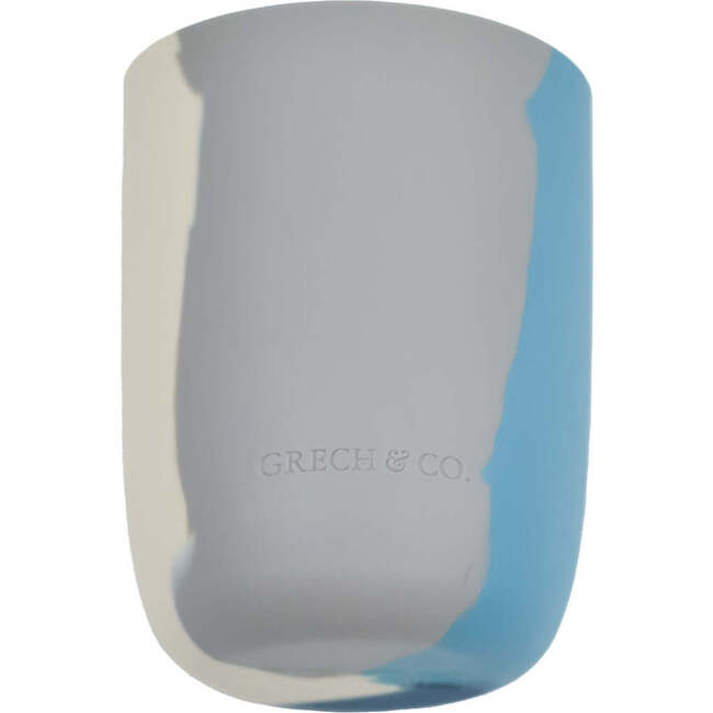 Color Splash Collection Silicone Cup, Desert Teal Ombre (Set of 2)