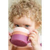 Color Splash Collection Silicone Sippy Cup, Mauve Rose Ombre - Tableware - 4