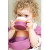 Color Splash Collection Silicone Sippy Cup, Mauve Rose Ombre - Tableware - 5