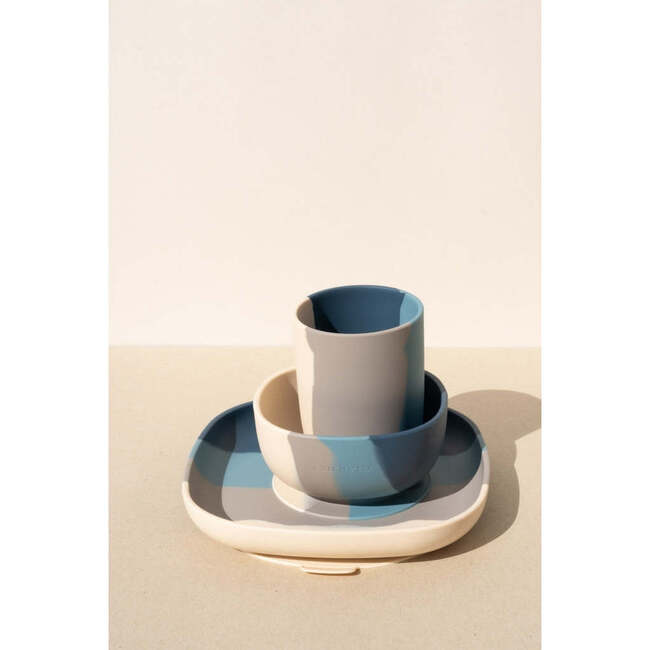 Color Splash Collection Silicone Cup, Desert Teal Ombre (Set of 2) - Tableware - 4