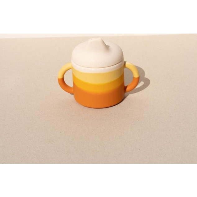 Color Splash Collection Silicone Sippy Cup, Sienna Ombre - Tableware - 5