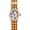 Classic Silicon Strap Watches, Sienna Gingham - Watches - 1 - thumbnail