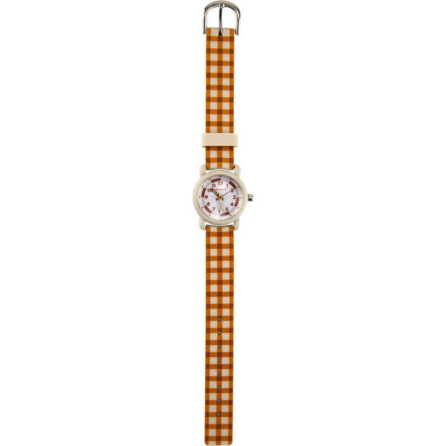 Classic Silicon Strap Watches, Sienna Gingham - Watches - 2