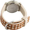 Classic Silicon Strap Watches, Sienna Gingham - Watches - 3