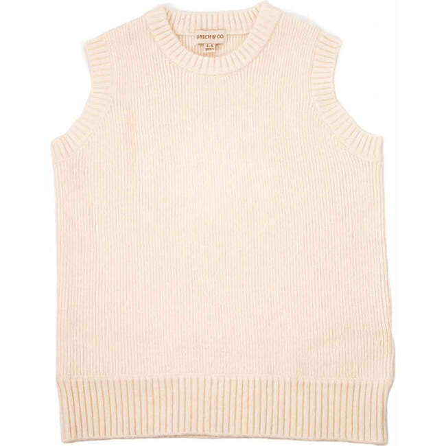 Classic Rib Knit Sweater Vest, Atlas