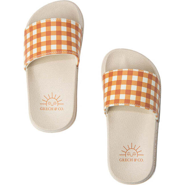 Classic Lightweight Slide Sandal, Sienna Gingham