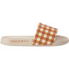 Classic Lightweight Slide Sandal, Sienna Gingham - Sandals - 2