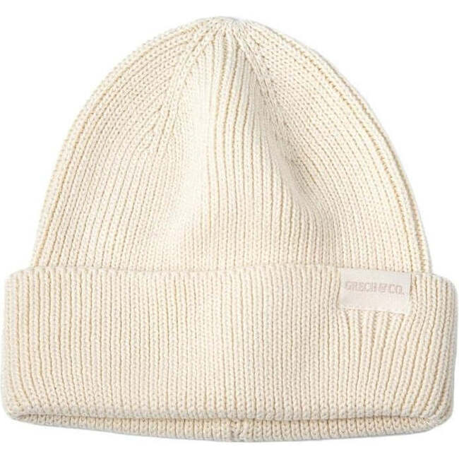 Braided Knit Rolled Hem Beanie, Atlas - Hats - 1