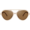 Baby Aviator Semi-Bendable & Polarized Sunglasses, Sand - Sunglasses - 1 - thumbnail