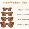 Baby Iconic Wayfarer Polarized Sunglasses, Cinnamon - Sunglasses - 5