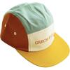 5-Panel Adjustable Strap Hat, Fern & Buff - Hats - 1 - thumbnail