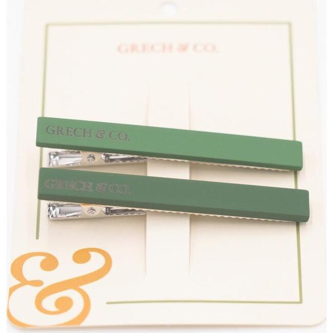 2-Toned Alligator Hair Clips, Orchard (Set of 2)