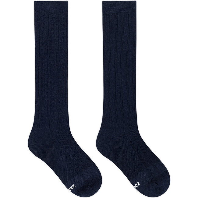 Demi Duo Knee High Sock, Navy (2 Pack)