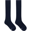 Demi Duo Knee High Sock, Navy (2 Pack) - Socks - 1 - thumbnail