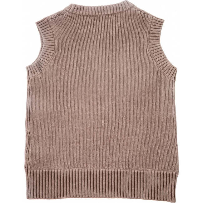 Classic Rib Knit Sweater Vest, Storm - Vests - 2