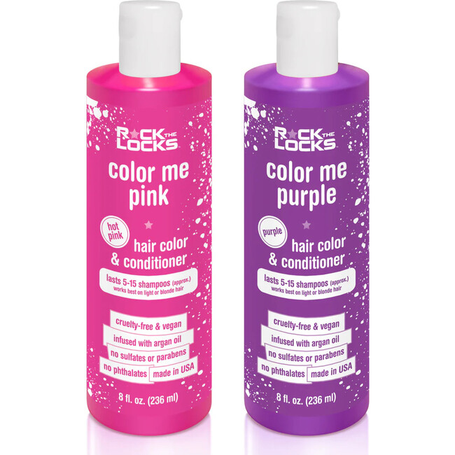 ROCK THE LOCKS Hair Color & Conditioner 2 Pack Bundle