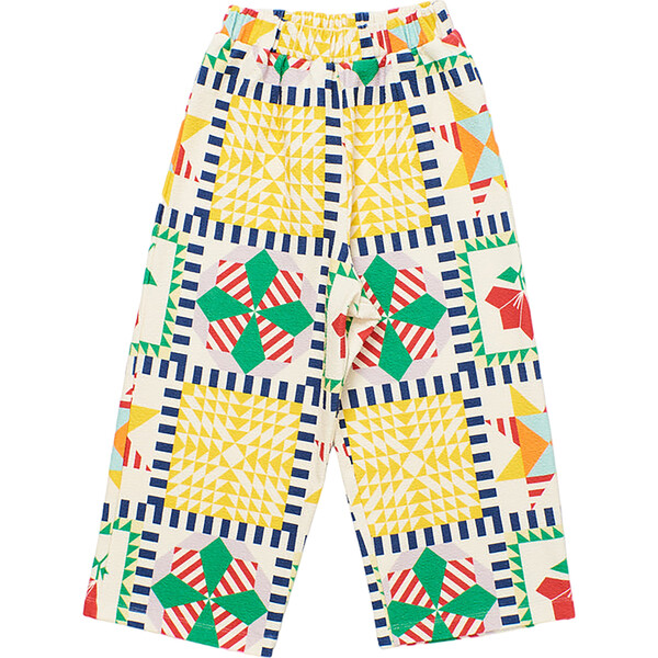 Patchwork Trousers, Multicolor - Maison Mangostan Pants