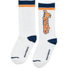 Mangostan Team Short Sock, White - Socks - 1 - thumbnail