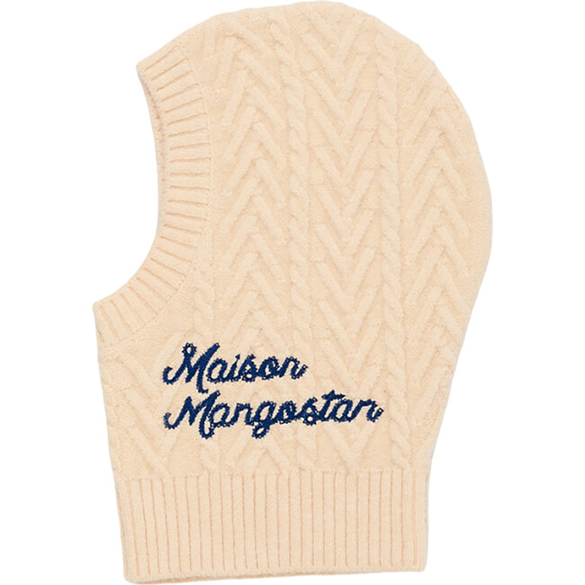 Mangostan Logo Balaclava, Off White