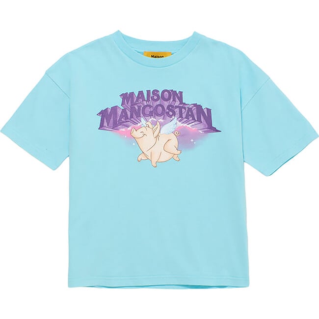 Flying Pig T-Shirt, Light Blue