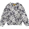 Daisy Sweatshirt, Navy Grey - Sweatshirts - 1 - thumbnail