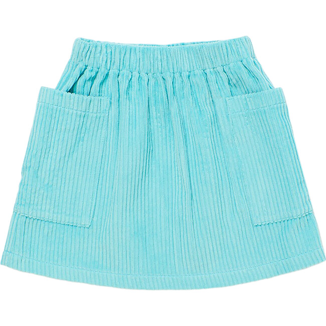 Corduroy Skirt, Light Blue