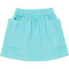 Corduroy Skirt, Light Blue - Skirts - 1 - thumbnail