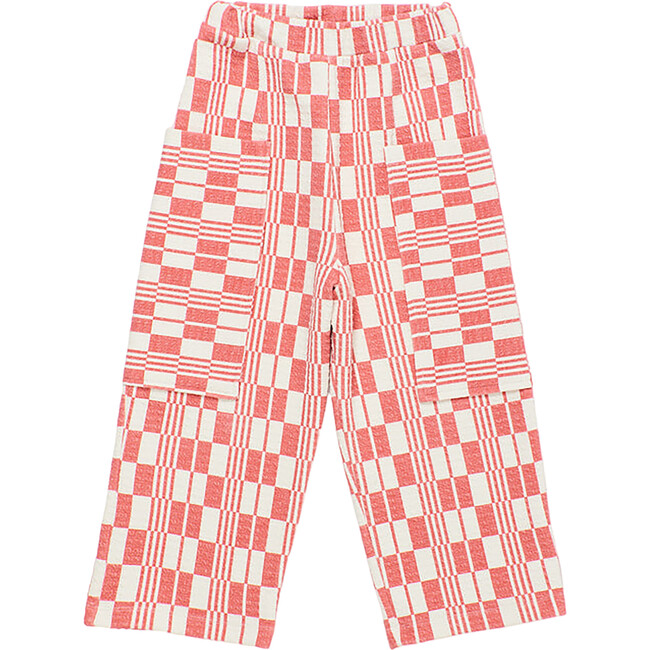 Blanket Trousers, Red/White