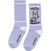 Rabbit Logo Short Sock, Lilac - Socks - 1 - thumbnail