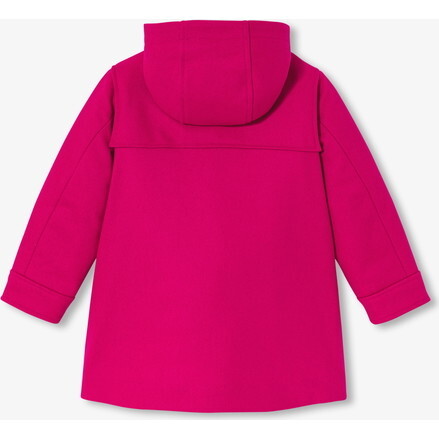 Girl Wool Duffle-Coat, Grenadine Pink - Jacadi Paris Outerwear