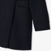 Girl Wool Coat, Navy - Coats - 4