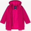 Girl Wool Duffle-Coat, Grenadine Pink - Coats - 6