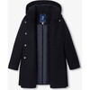 Girl Wool Coat, Navy - Coats - 6