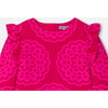Girl Dress, with roSette print Pink/Multicolour - Dresses - 3