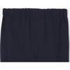 Checked Baby Boy Pants, Navy/Blue - Pants - 2