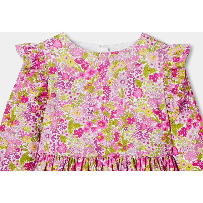 Girl Dress, in Liberty fabric White/Multicolour - Dresses - 2