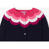 Girl Cardigan, Navy/Multicolour - Cardigans - 3