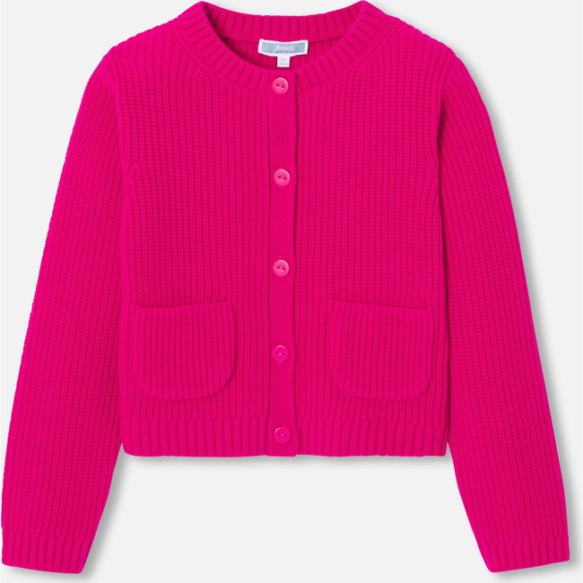 Girl Cardigan, Grenadine Pink