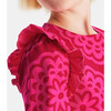 Girl Dress, with roSette print Pink/Multicolour - Dresses - 8