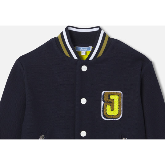 Child Varsity Jacket, Navy - Jackets - 3