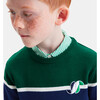 Boy Colorblock Sweater, Grey/Multicolour - Sweaters - 2