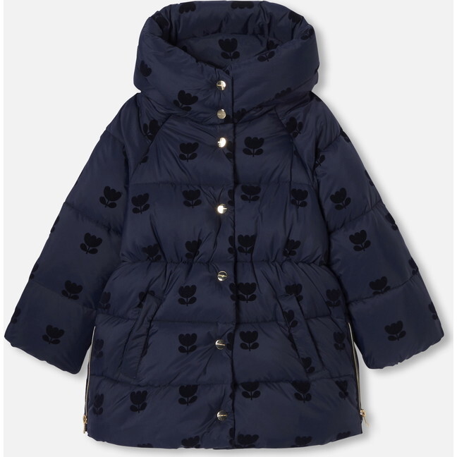 Girl Padded Jacket, Navy