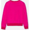 Girl Tulip Sweater, Pink/Red - Sweaters - 3