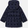 Girl Padded Jacket, Navy - Jackets - 2