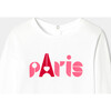 Girl Long Sleeve T-Shirt, White - T-Shirts - 3