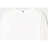 Girl Long Sleeve T-Shirt, White - T-Shirts - 4