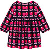 Baby Girl Velvet Dress, Multicolour - Dresses - 1 - thumbnail